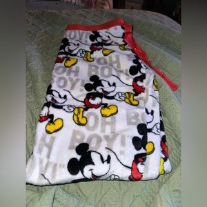 Mickey Mouse Fuzzy Pajama Pants